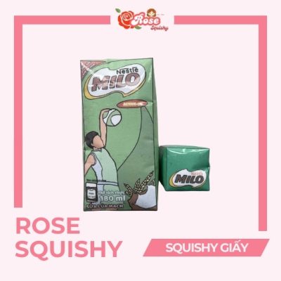 Squishy giấy sữa Milo