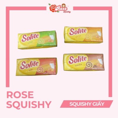 Squishy giấy bánh cuộn Solite