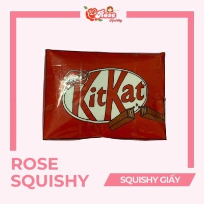 Squishy giấy kẹo kitkat vị nguyên bản