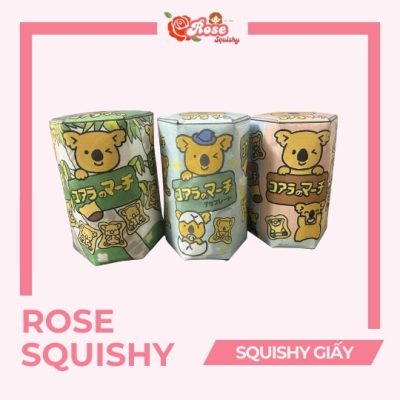 Squishy giấy bánh gấu
