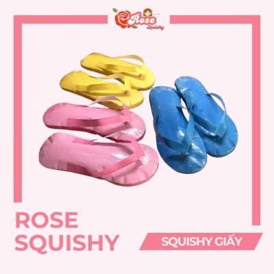 Squishy giấy dép lào