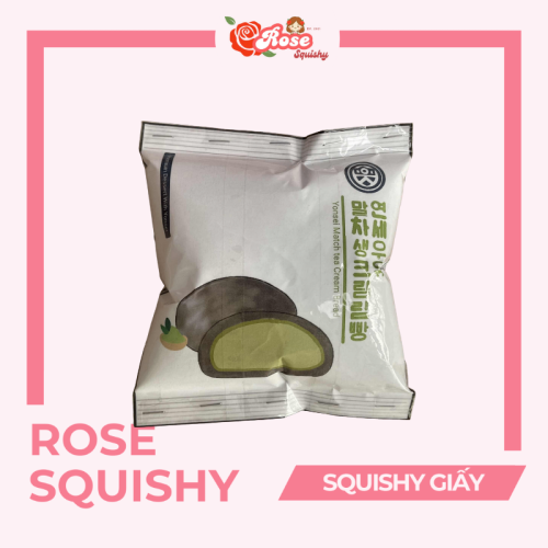Squishy giấy Bánh Yonsei Matcha tea