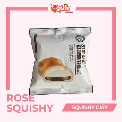 Squishy giấy Bánh Yonsei red bean
