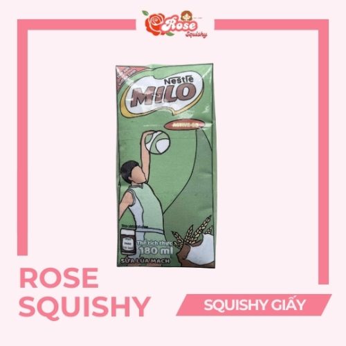 Squishy giấy sữa Milo