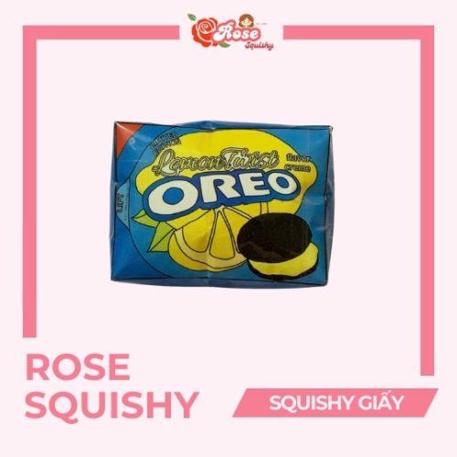 Squishy giấy bánh Oreo chanh