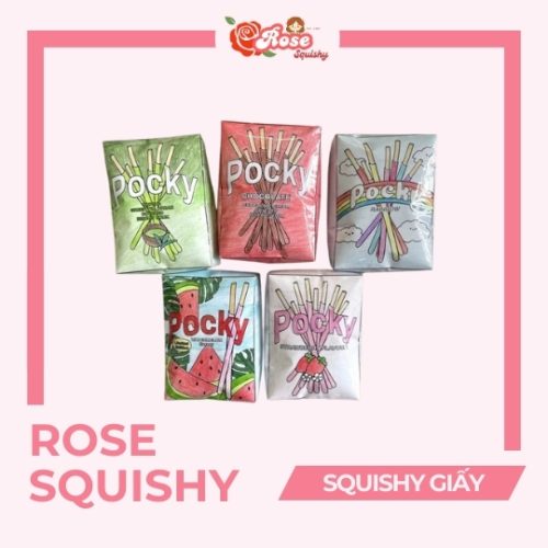 Squishy giấy bánh Pocky