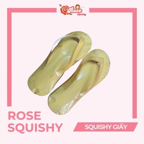 Squishy giấy dép lào