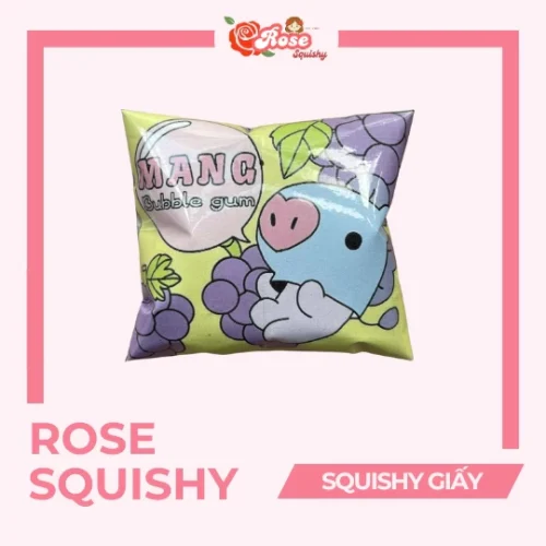 Squishy giấy mini snack BT21